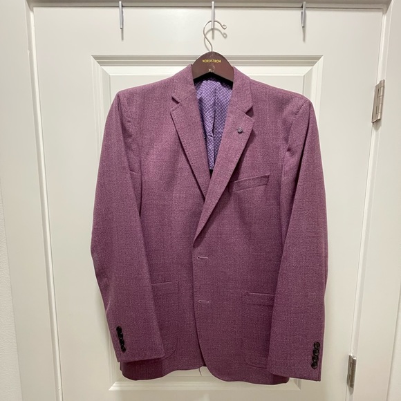 Ted Baker Soft Construction Linen Blend Sport Coat